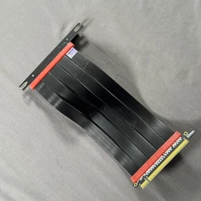 LINKUP PCIe 4.0 X16 Riser Cable 20cm – High-Speed Vertical GPU Mount Gen4/Gen3