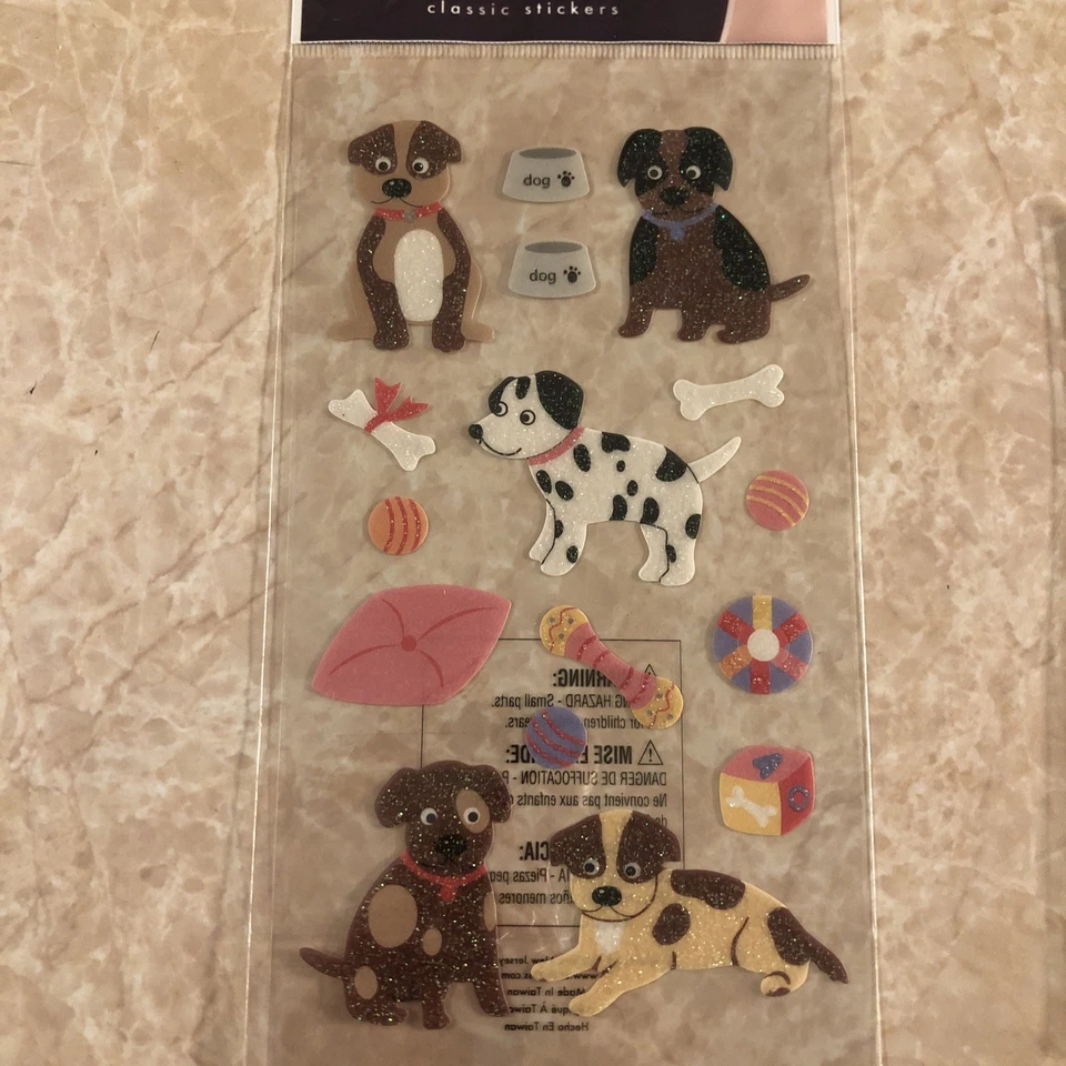 NEW Dog Puppy Pet Scrapbooking Stickers by K&Company + Sticky PuppiesSPLFB29 - Image 3 of 4