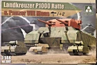 Takom 1/144 Scale 3001 Landkreuzer P1000 Ratte Proto Type & Panzer VII Maus 1-2
