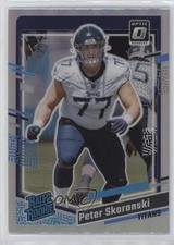 2023 Panini Donruss Factory Set Optic Preview Holo Prizm Peter Skoronski 18m3