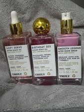 Truly Bundle Aftershave Oil, After Shave Serum And Body Oil All New Full Size