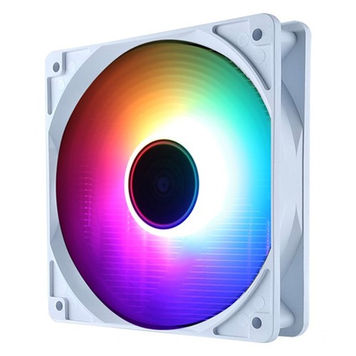 CPU Fan 4PIN PWM Silent Chassis Fan Infinite Mirror Light Sync Case Cooler Fan - Afbeelding 6 van 16