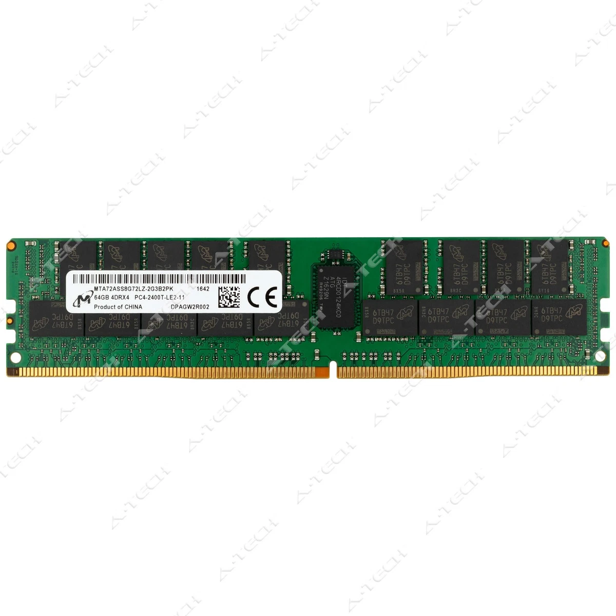 新品未使用 DDR4 2400 64GB PC4 19200 @ PC4-19200 (DDR4-2400) Bus Speed Computer RAM 64 GB Total Capacity