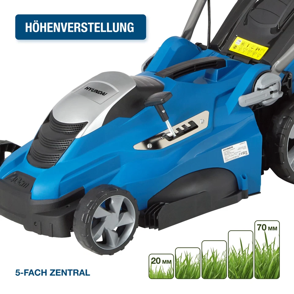 HYUNDAI Elektro-Rasenmäher LM4001E (Elektromäher, Mulcher, Mäher, Mulchfunktion) - Bild 4 von 4