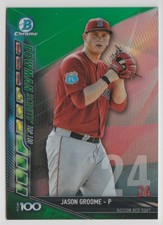 Jason Groome 2017 Bowman Scouts' Top 100 Green Refractor Rookie 65/99 #BTP-24