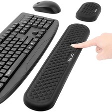 ELZO Wrist Rest for Keyboard and Mouse, Soft Memory Foam Wrist Support, Compu...