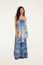 Farm Rio Brazil Tropical Affection Maxi  Dress Size M