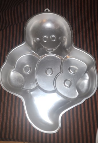 Vintage 1988 Wilton Ghost Boo Cake Dessert Jello Pan Halloween Baking Pre-Owned - Picture 3 of 3