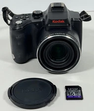 Kodak EasyShare Z980 12.0MP 24x Wide Super Zoom Digital Camera w/ 16GB SD TESTED