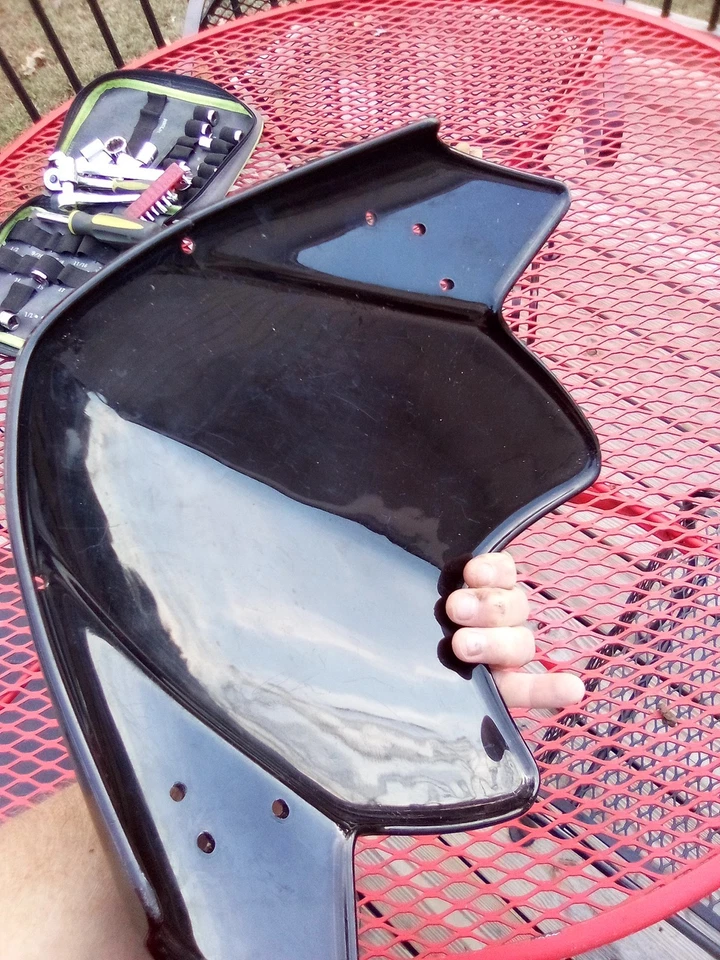Aprilia Sr50 Front Fairing Windshield Black 8258564 Moped Scooter  - Image 3 of 3