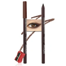 evpct Brown Eyeliner Pencils for Eyes, Dark Coffee Mocha Brown Colored Eye Li...