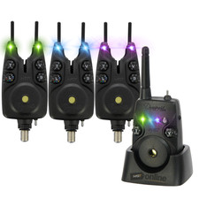 NEW NGT BITE ALARMS SET 3+1 WITH RECEIVER DYNAMIC MK2 FISHING BITE ALARMS TONE