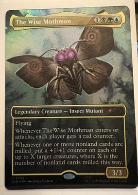   The Wise Mothman FOIL MTG RAD FALLOUT Secret Lair  