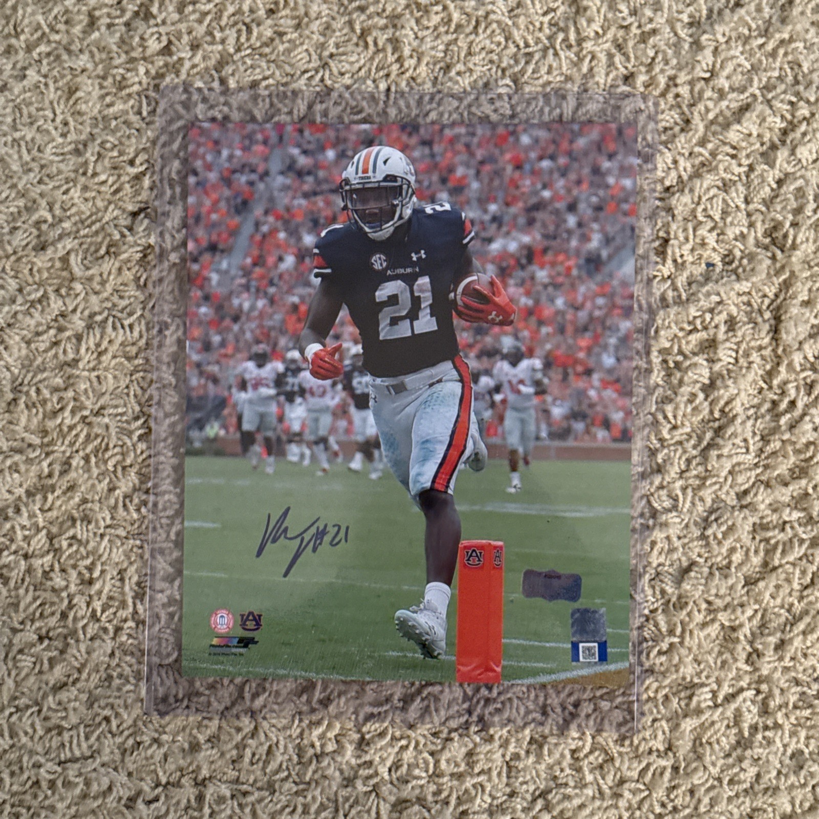 Kerryon Johnson Autographed Signed Auburn Tigers 8x10 