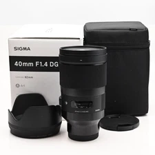 Sigma AF 40mm f1.4 DG Art 018 Lens Sony E Mount #865