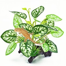 Reptile Artificial Plants, Terrarium Plants Decorations Supplies, Amphibian H...
