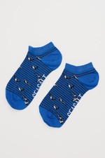 Seasalt Women's Women's Arty Trainer Socks Gliding Birds Washed Marine