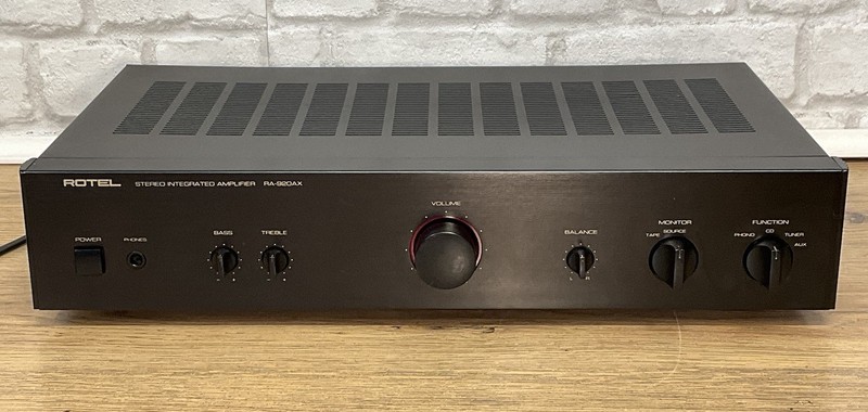 TIDY Rotel RA-920AX Stereo Integrated Amplifier Phono Stage Audio Black HiFi