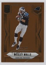 2025 Panini Donruss Elite Orange 51/199 Wesley Walls #54 6f5