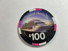 $100 Carnival Horizon, wet chip
