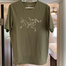 Arcteryx Leaf Arc-Pat Tee - Mens Medium - Crocodile - Rare