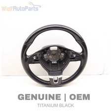 2010-2013 Vw Golf Sportwagen - 3-spoke Leather Steering Wheel 3c8419091bf 2010-2013 Vw Golf Sportwagen - 3-spoke Leather Steering Wheel 3c8419091bf