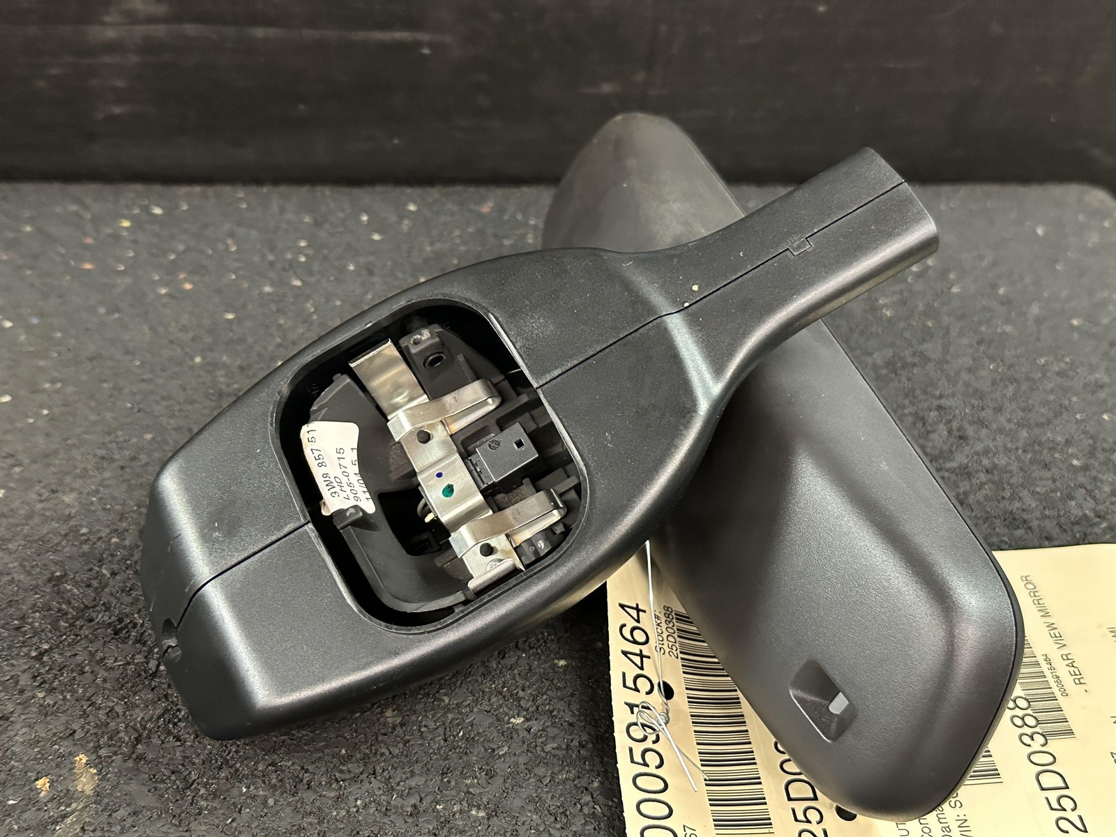 03-10 BENTLEY CONTINENTAL AUTOMATIC DIMMING REAR VIEW MIRROR ID 3W8857511
