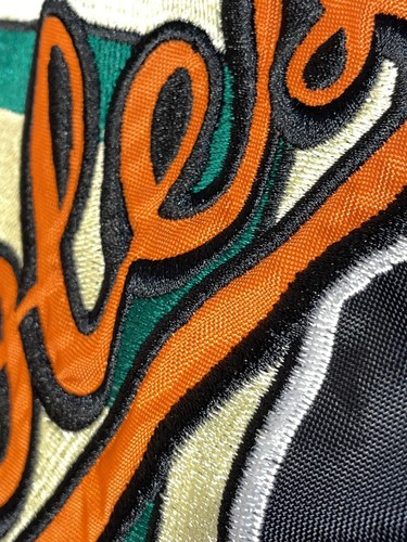 VTG G-III Baltimore Orioles Nylon Bomber Jacket Mens XL 56 Chest MLB Embroidered - Picture 19 of 20
