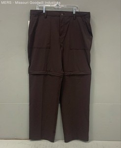Savane Men's Black Coffee 955 Destination Outdoors Convertible Pants 38x32 NWT