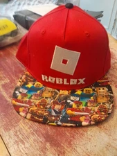 Roblox Youth Flat Bill Gamers Hat Colorful Adjustable Cap Official Roblox
