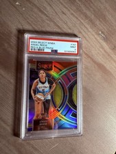 2024 Select WNBA Angel Reese RC Red Blue Prizm /399 PSA Mint 9 #147 Rookie SP