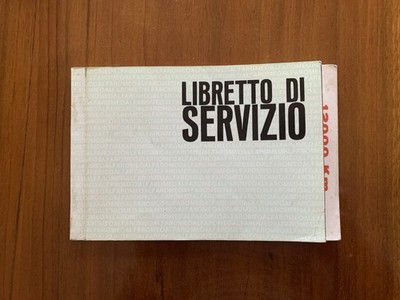 Alfa Romeo Manual Cutting Service Booklet 1960s - 1970s