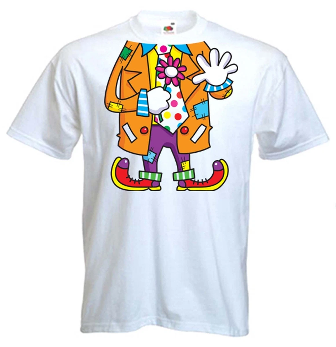 clown dress shirt Halloween Clown Costume All Over Adult T-Shirt, LG / Multi