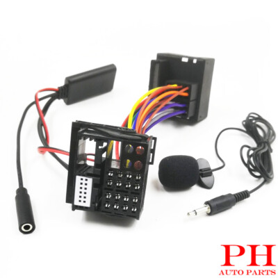 For VW RCD510 310 RNS510 Car Audio Music AUX Bluetooth 5.0 MIC Adapter Harness
