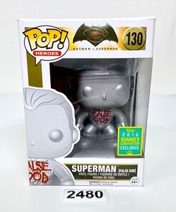 Funko Pop! Heroes Batman v Superman SUPERMAN False God #130 SDCC 2016 Exclusive