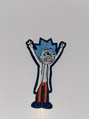 Sew Iron On Patches Embroidery Cloth Stickers Fabric rick and morty 🎇 - Picture 1 of 1