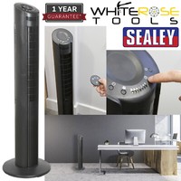 Sealey Tower Fan Oscillating 3-Speed 42 230V