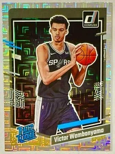 ✨2023-24 DONRUSS 🏀 VICTOR WEMBANYAMA RATED ROOKIE CHOICE REFRACTOR #220 SP NM