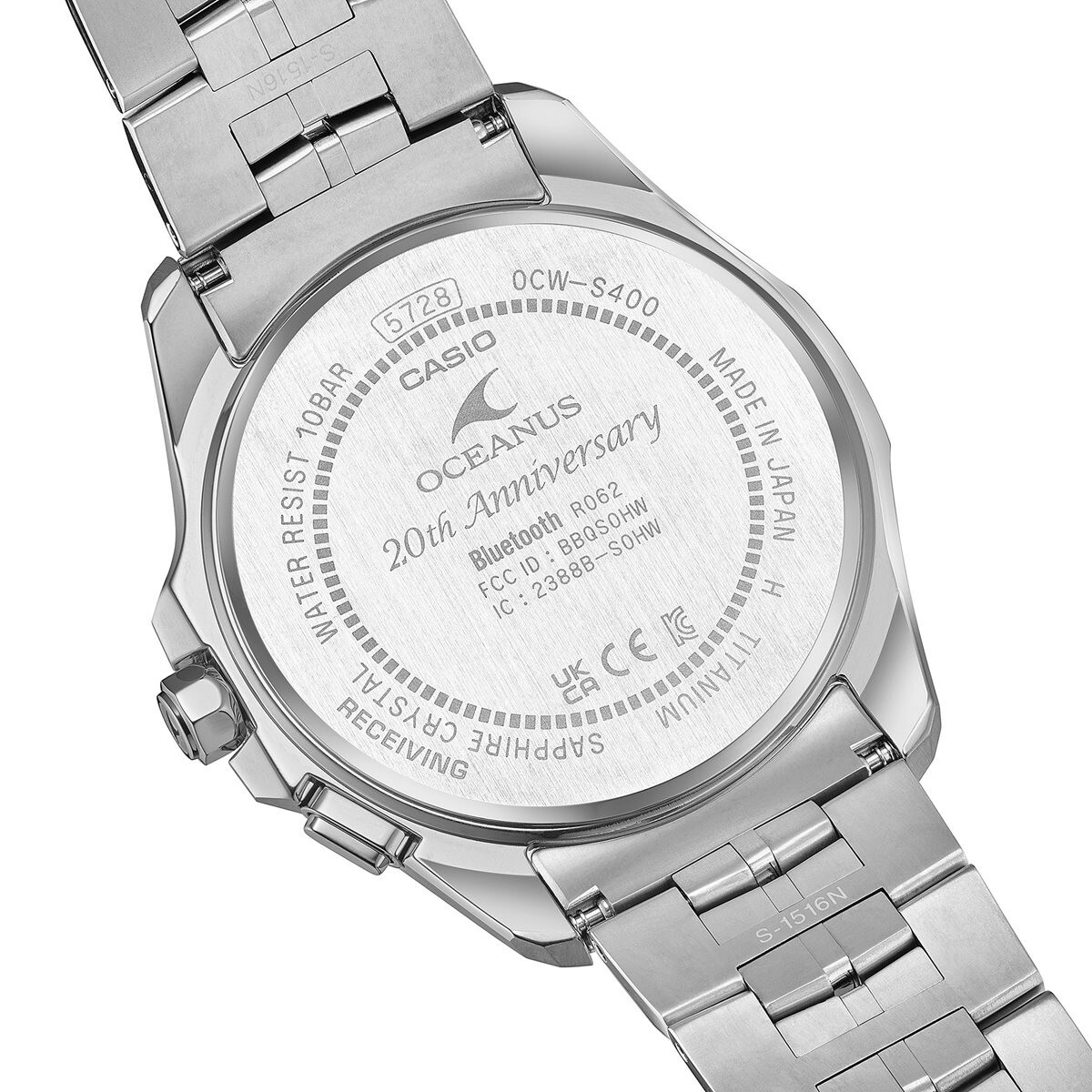 Casio Oceanus OCW-S400SG-2AJR 20TH ANNIVERSARY Limited Titanium