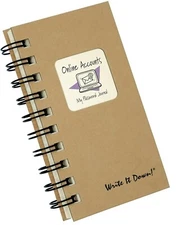 Internet Password Mini Pocket Book Username Email Address Journal Organizer