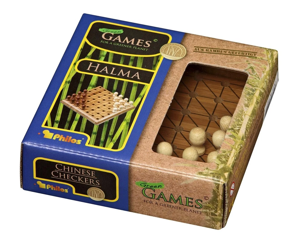 Philos Chinese Checkers - Travel Size Game, Bamboo, 12cm - Image 2 of 2