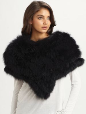 NWT GUCCI Fox Fur Othis Capelet Cape Jacket Coat Poncho Wrap NWT