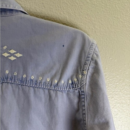 Ariat Real Shirt Womens Size Large Western Snap Long Sleeve Embroidered Cowgirl - Picture 8 of 11