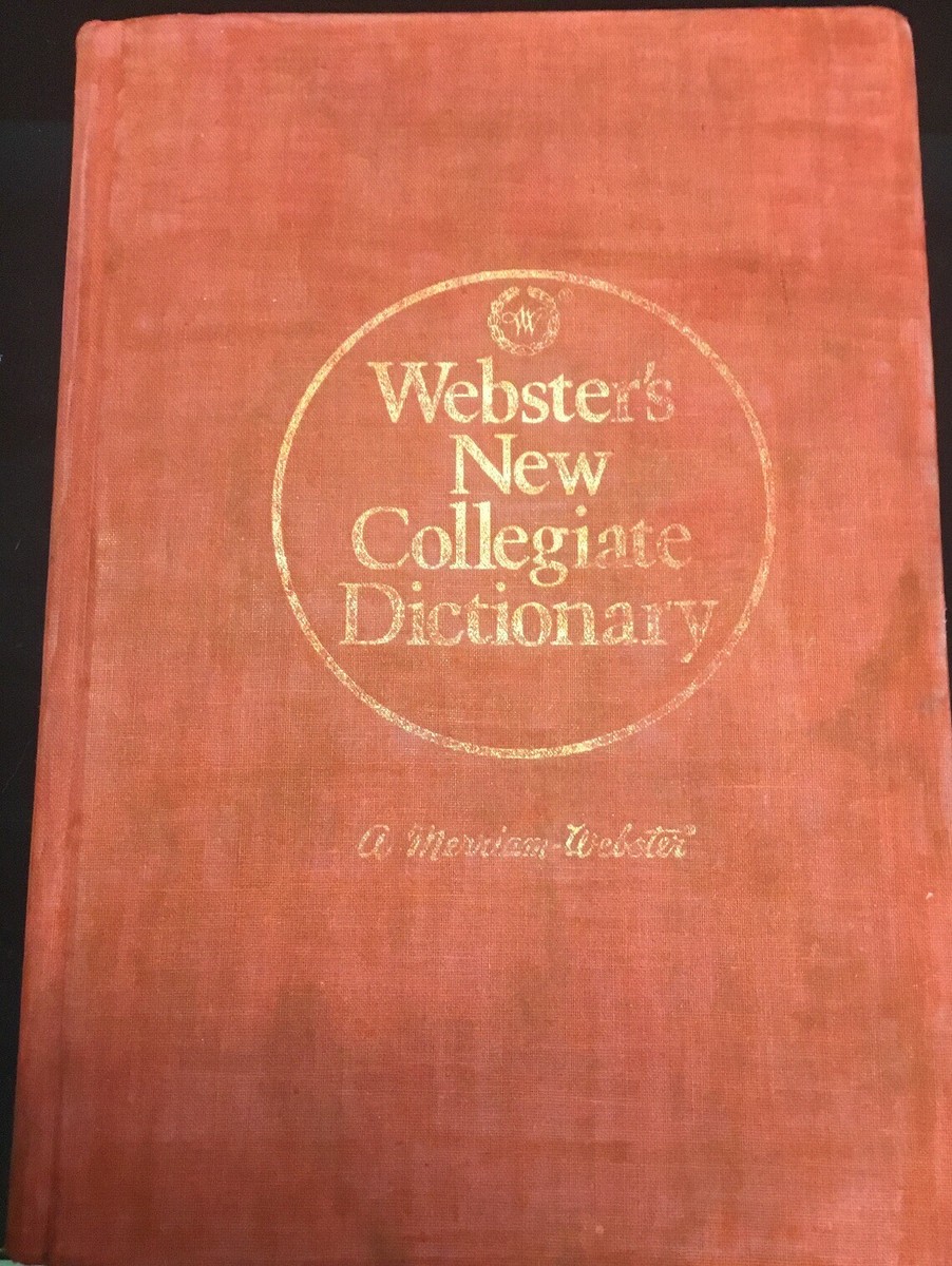 Webster's New Collegiate Dictionary 1979 Hardcover Red Cloth