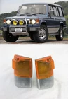 Front Turn Signal Corner Light Lights Pair Set for 1987-1989 Dodge Raider