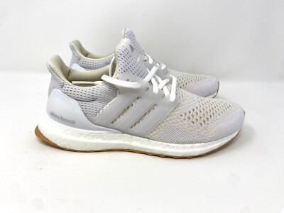 adidas Ultraboost 1.0 Shoes - Women's - Cloud White / Cloud White / Silver - 8