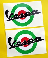 SCOOTER MoD Target retro ITALIAN ROUNDEL stickers decal 200mm wide to fit VESPA 