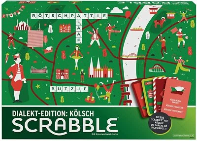 Mattel Scrabble DialektEdition Kölsch Brettspiel Gesellschaftsspiel Köln - Bild 1 von 4