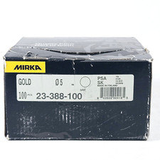 Mirka Gold 5" 100 Grit PSA Sanding Discs 23-388-100 Auto Body