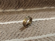 Indiana Handcrafted Washington Quarters coin ring, size 6  2002 